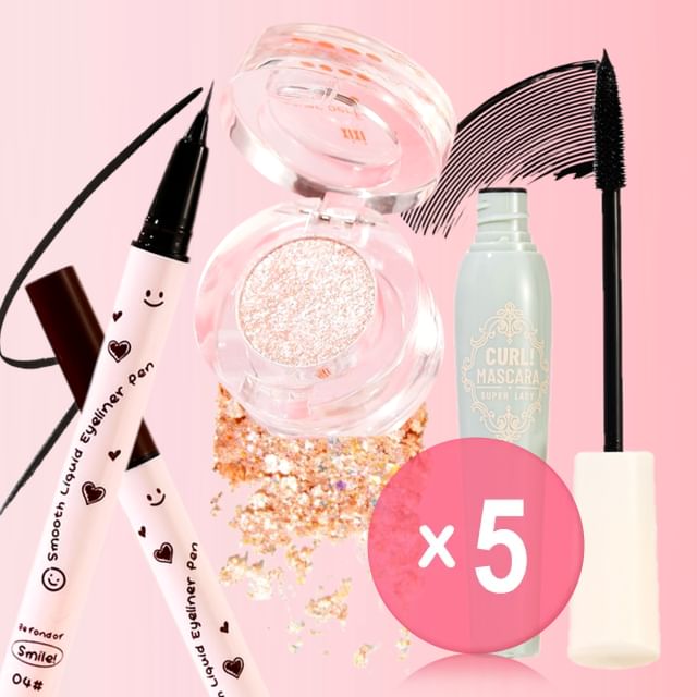 xixi-Bundle Radiant Star Eye Makeup Set 5pcs Bundle Set