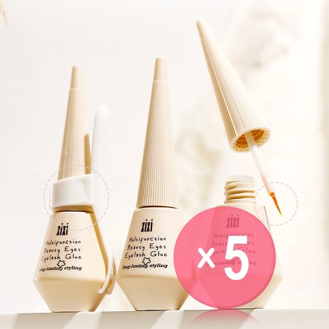 xixi-Eyelashes Glue 5pcs Bundle Set