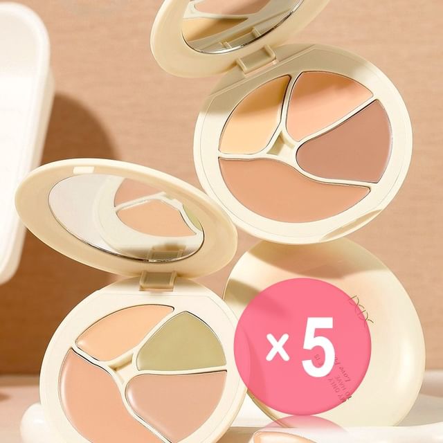 xixi-Lasting Makeup Clear Four Color Concealer - 1-3 5pcs Bundle Set