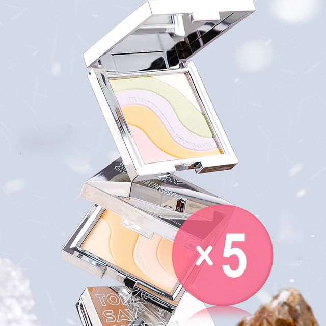 xixi-Light Flawless Pressed Powder 5pcs Bundle Set