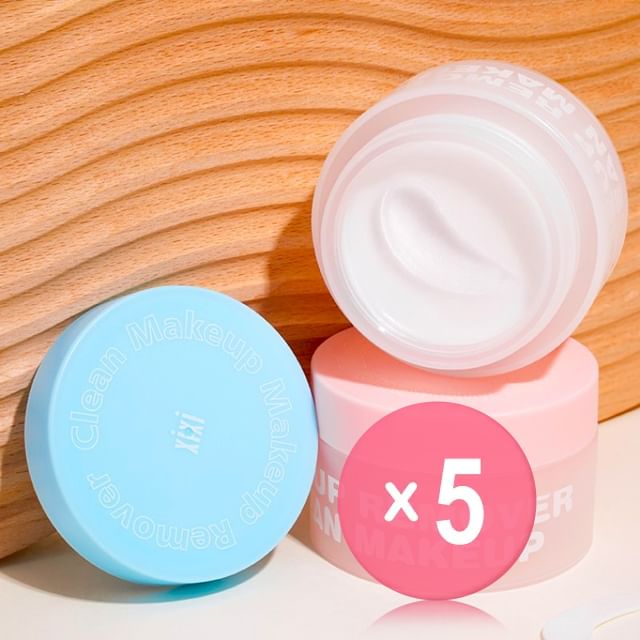 xixi-Make up Remover Cleansing Cream - 2 Types 5pcs Bundle Set