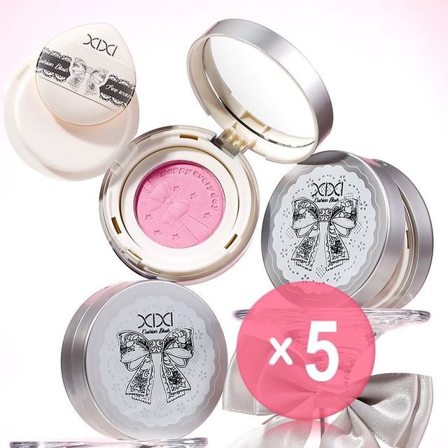xixi-Mousse Squeeze Cheek Blusher - 4 Colors 5pcs Bundle Set