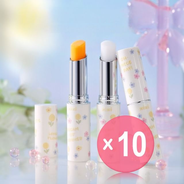 xixi-Pro-vitamin B5 Moisturizing Tender Lip Balm 10pcs Bundle Set