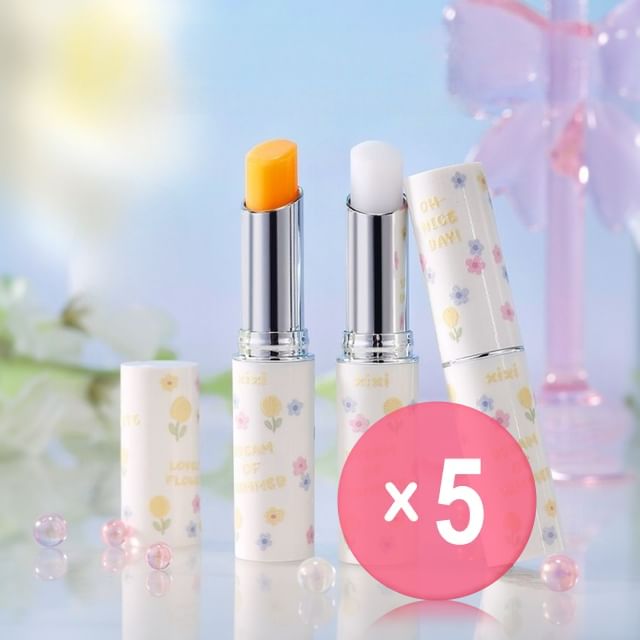 xixi-Pro-vitamin B5 Moisturizing Tender Lip Balm 5pcs Bundle Set