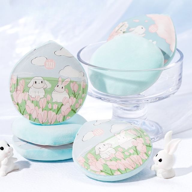 xixi-Rabbit Bubble Makeup Puff - 2 Types