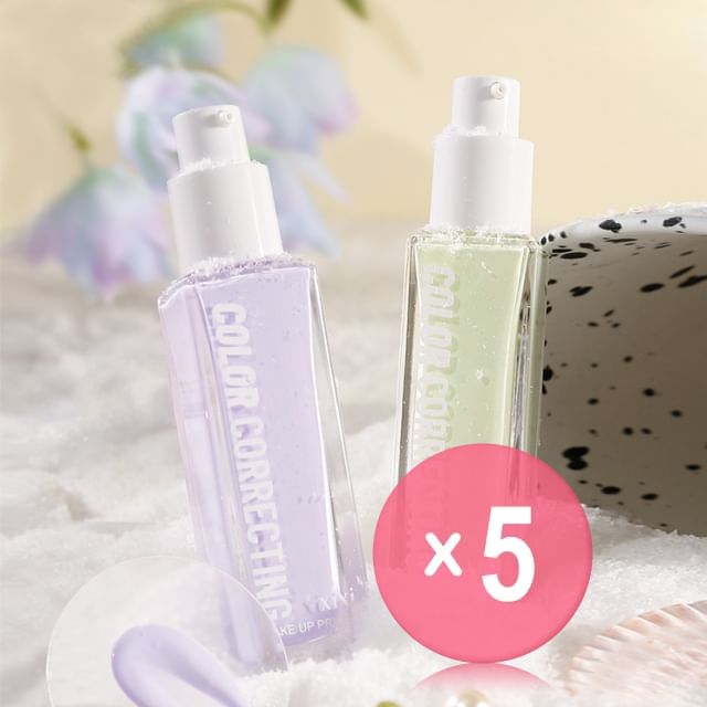 xixi-Refreshing Makeup Base - 2 Shades 5pcs Bundle Set