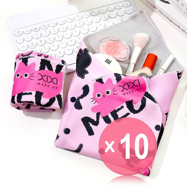 xixi-Velcro Makeup Bag 10pcs Bundle Set