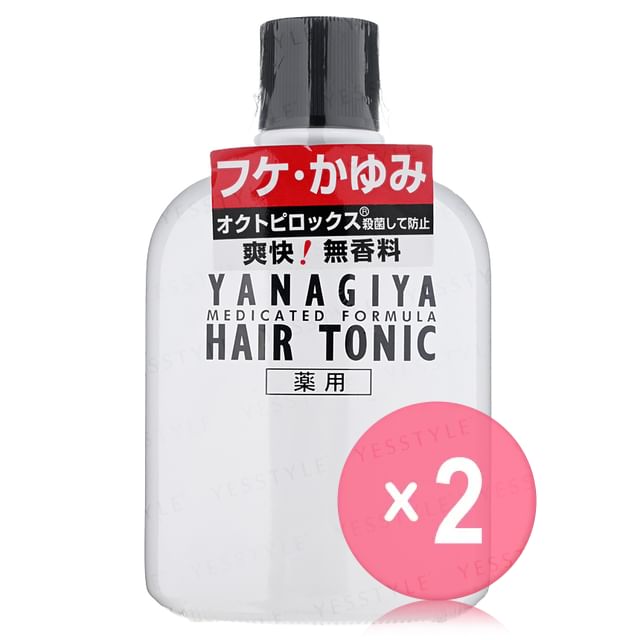 Yanagiya-Medicinal Hair Tonic For Dandruff Itching 2pcs Bundle Set