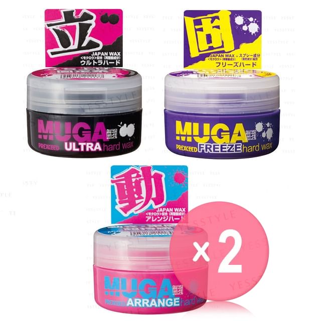 Yanagiya-Muga Wax 2pcs Bundle Set