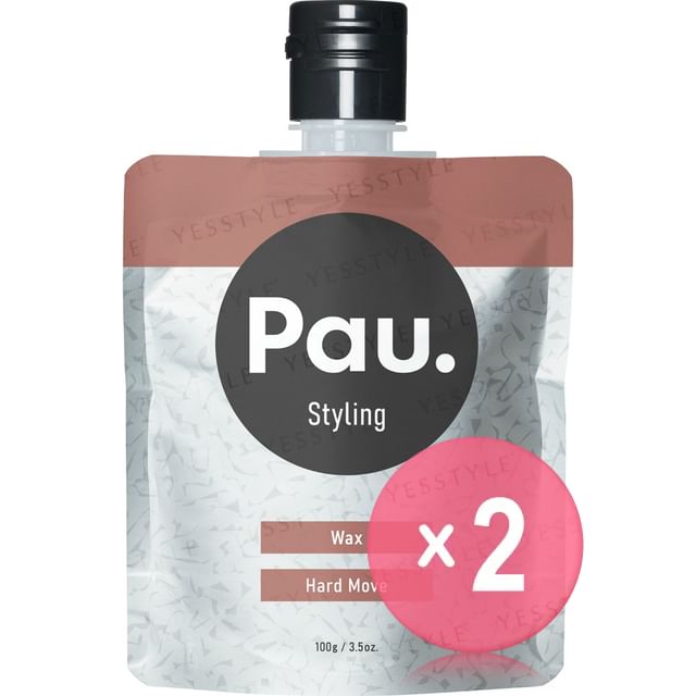 Yanagiya-Pau Styling Wax Hard Move 2pcs Bundle Set