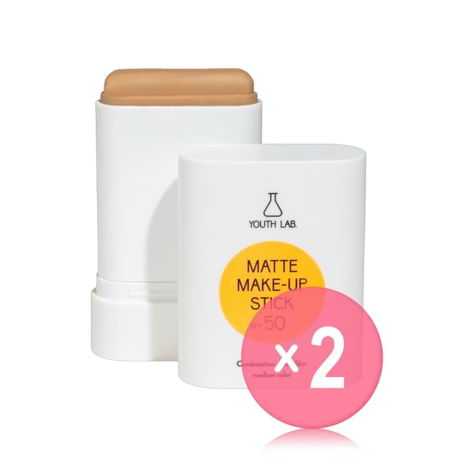 YOUTH LAB-Matte Make-up Stick SPF 50 - Medium 2pcs Bundle Set