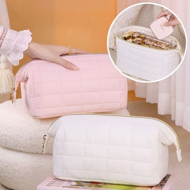 YOUWELL-Padded Fabric Makeup Bag
