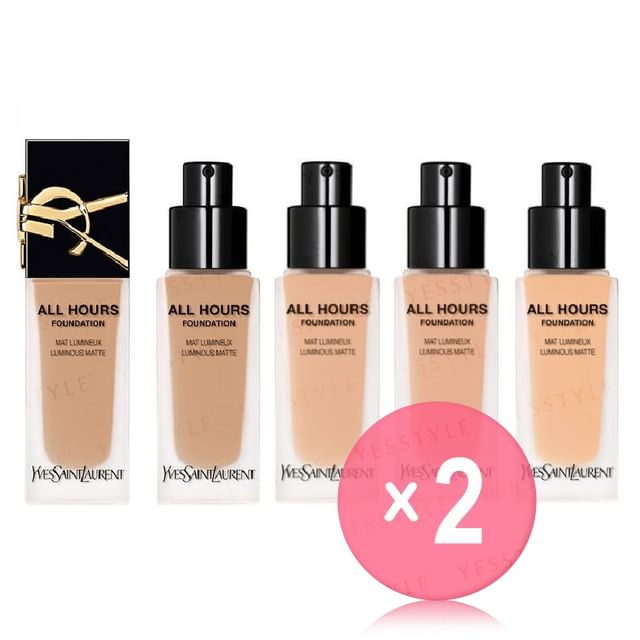 YSL-All Hours Foundation SPF 39 PA 2pcs Bundle Set