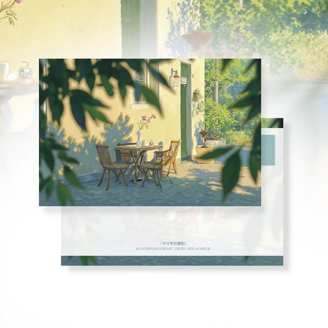 YUNO-Courtyard Scenery Postcard