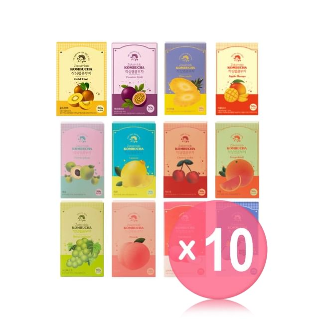 ZAKSIMLAB-Kombucha - 12 Types 10pcs Bundle Set