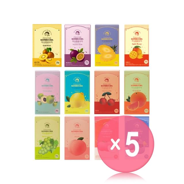 ZAKSIMLAB-Kombucha - 12 Types 5pcs Bundle Set