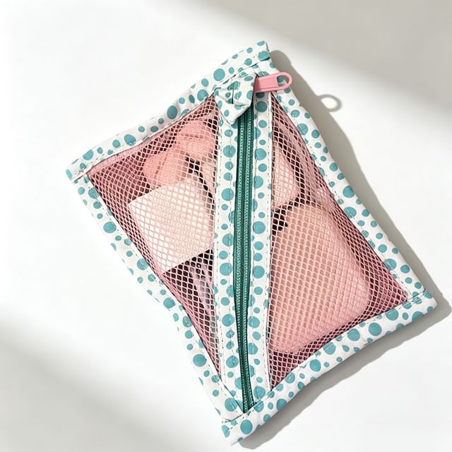 ZenlyHabit-Polka Dot Makeup Pouch