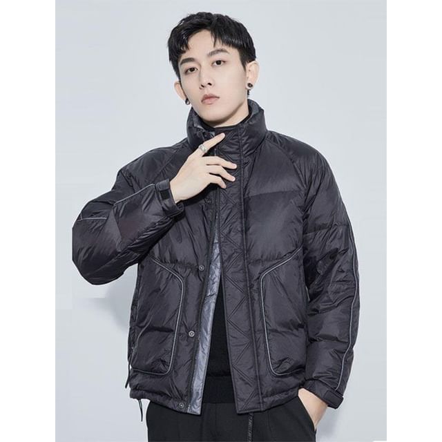 Zentrus-Stand Collar Down Zip Jacket