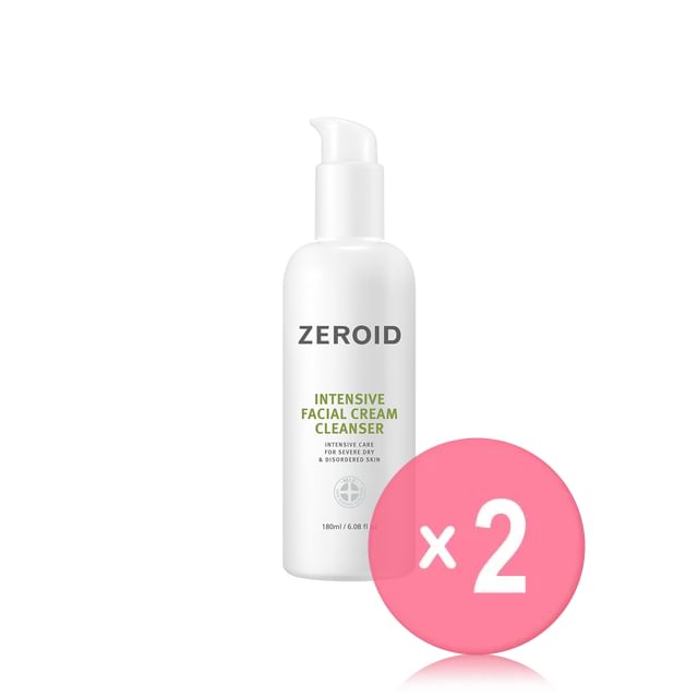 ZEROID-Intensive Facial Cream Cleanser 2pcs Bundle Set