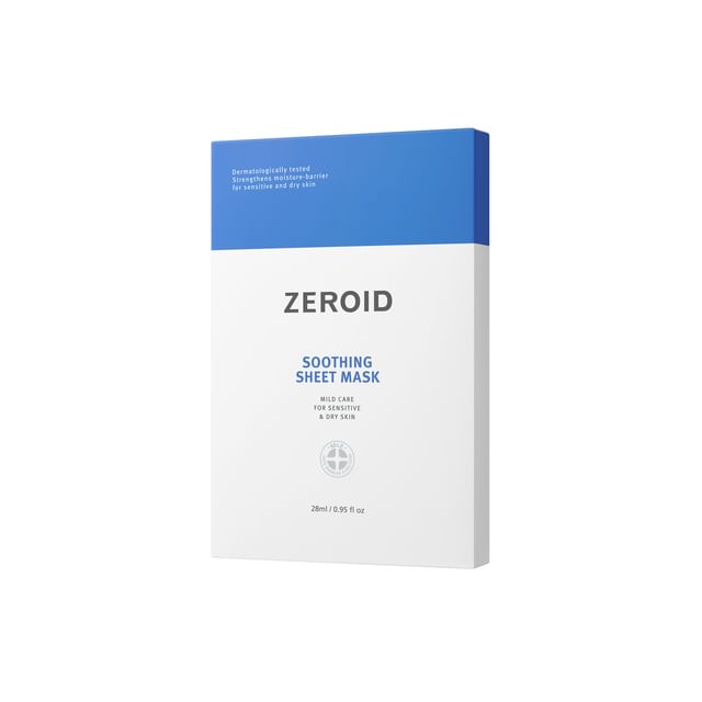 ZEROID-Soothing Sheet Mask Set-28 Ml X 5 Feuilles