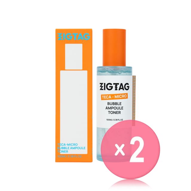 ZIGTAG-Teca-Micro Bubble Ampoule Toner 2pcs Bundle Set