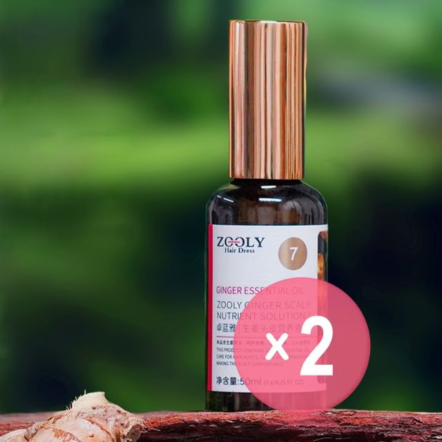 ZOOLY-No7 Ginger Scalp Nutrient Solution 2pcs Bundle Set
