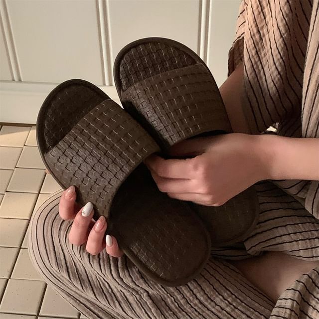 ZORI-Couple Matching Plain Home Slippers