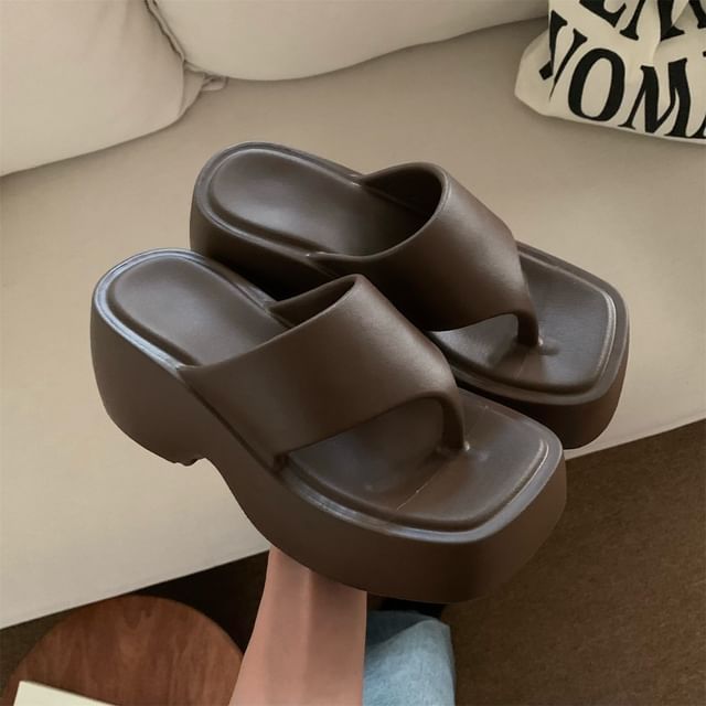 ZORI-Platform Thong Slide Sandals