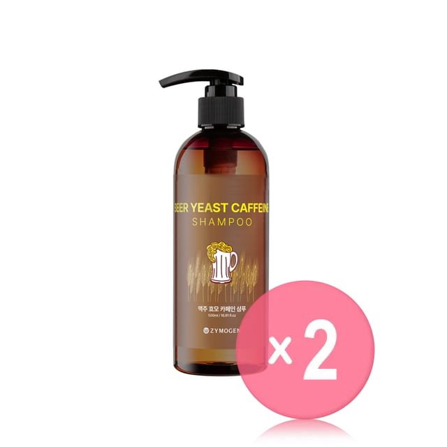 ZYMOGEN-Beer Yeast Caffeine Shampoo 2pcs Bundle Set