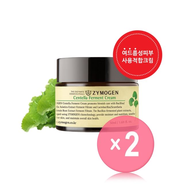 ZYMOGEN-Centella Ferment Cream 50ml 2pcs Bundle Set