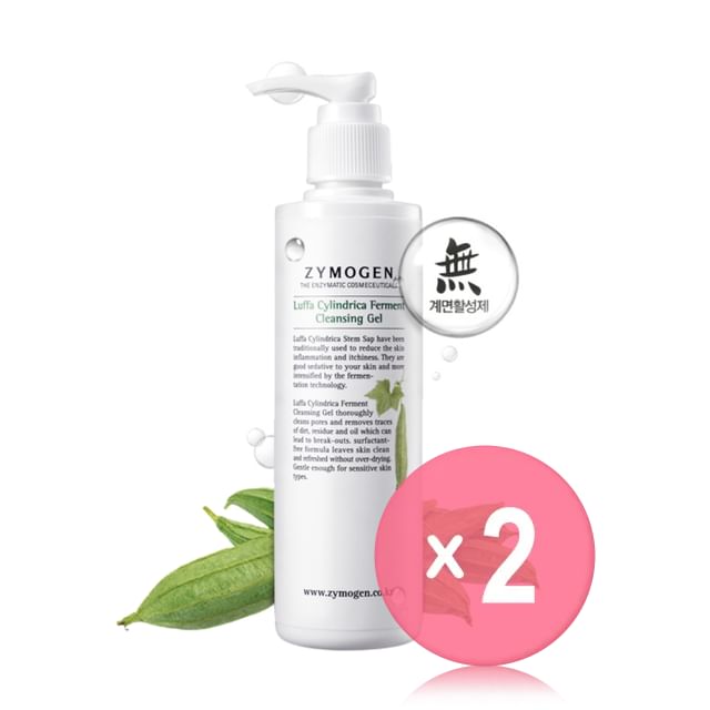 ZYMOGEN-Luffa Cylindrica Ferment Cleansing Gel 200ml 2pcs Bundle Set